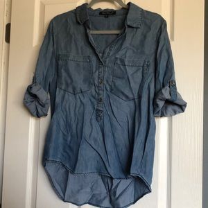 Women’s 3/4 length denim shirt
